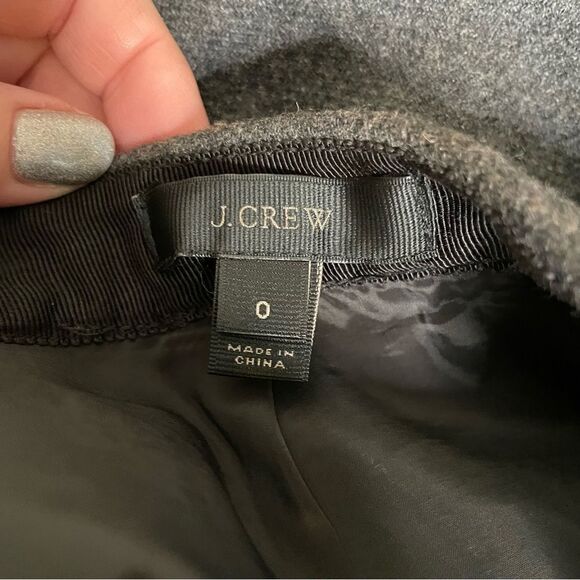 J. Crew Wool Blend Origami Skirt Sequin Stripe - Picture 4 of 4